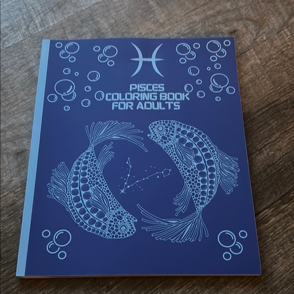 Pisces Coloring Book For Adults